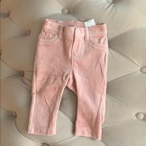 Baby gap pink velvet jeans